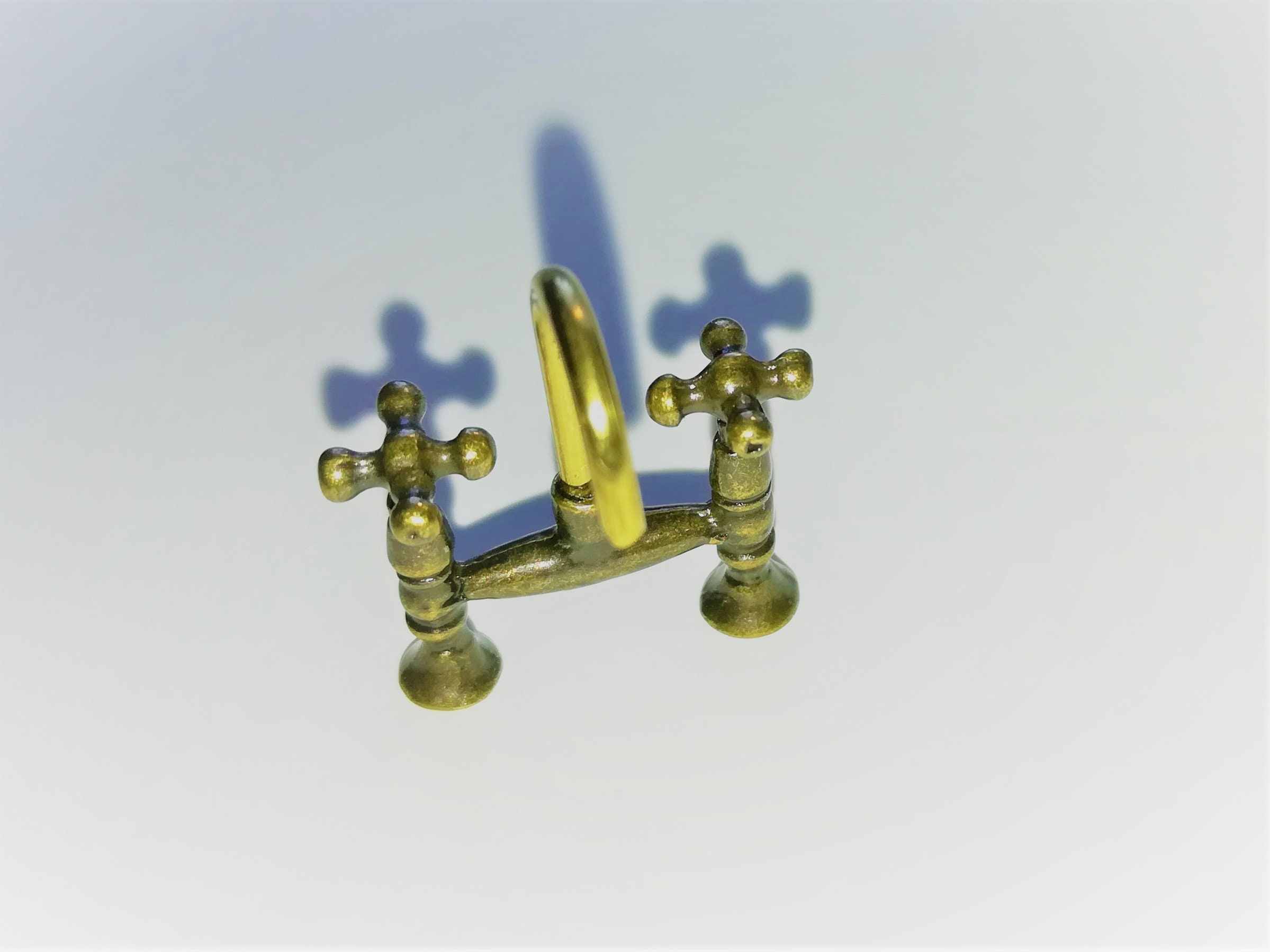 Dollhouse Miniature Faucet Mixer Tap for Kitchen or Bathroom Etsy