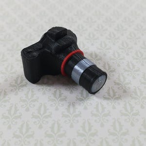 Miniature Prop Film Camera with Zoom Lens Modern Style 1:12 Scale Action Figures