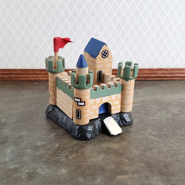 Miniature Dollhouse Castle Play Toy Wood 1:12 Scale Nursery