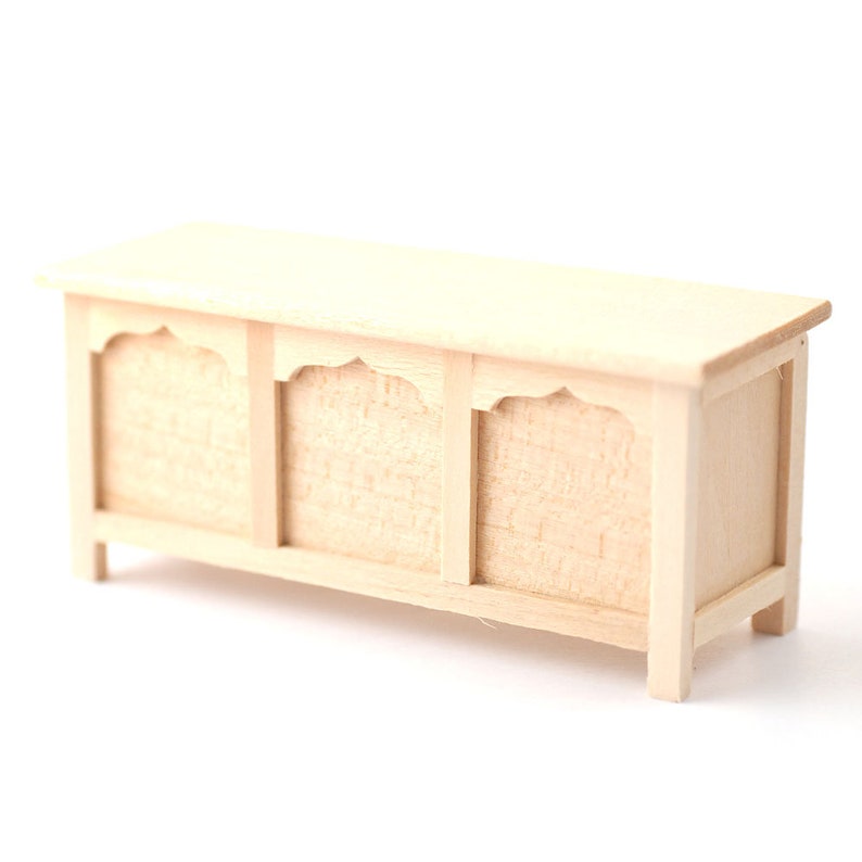 Dollhouse Blanket Chest Miniature Blanket Chest Dollhouse Storage Chest Miniature Trunk Dollhouse Trunk Dollhouse Chest Miniature Chest