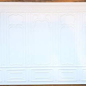 Dollhouse Wall Panels Embossed Textured Foam Board 1:12 Scale Miniature World Model 34935