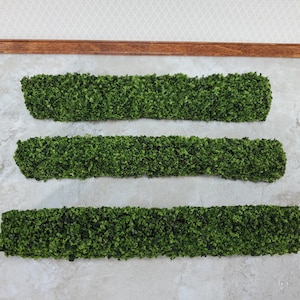 Green Hedge 3 Pieces Small Bendable Model RR Dioramas Dollhouses Scenery