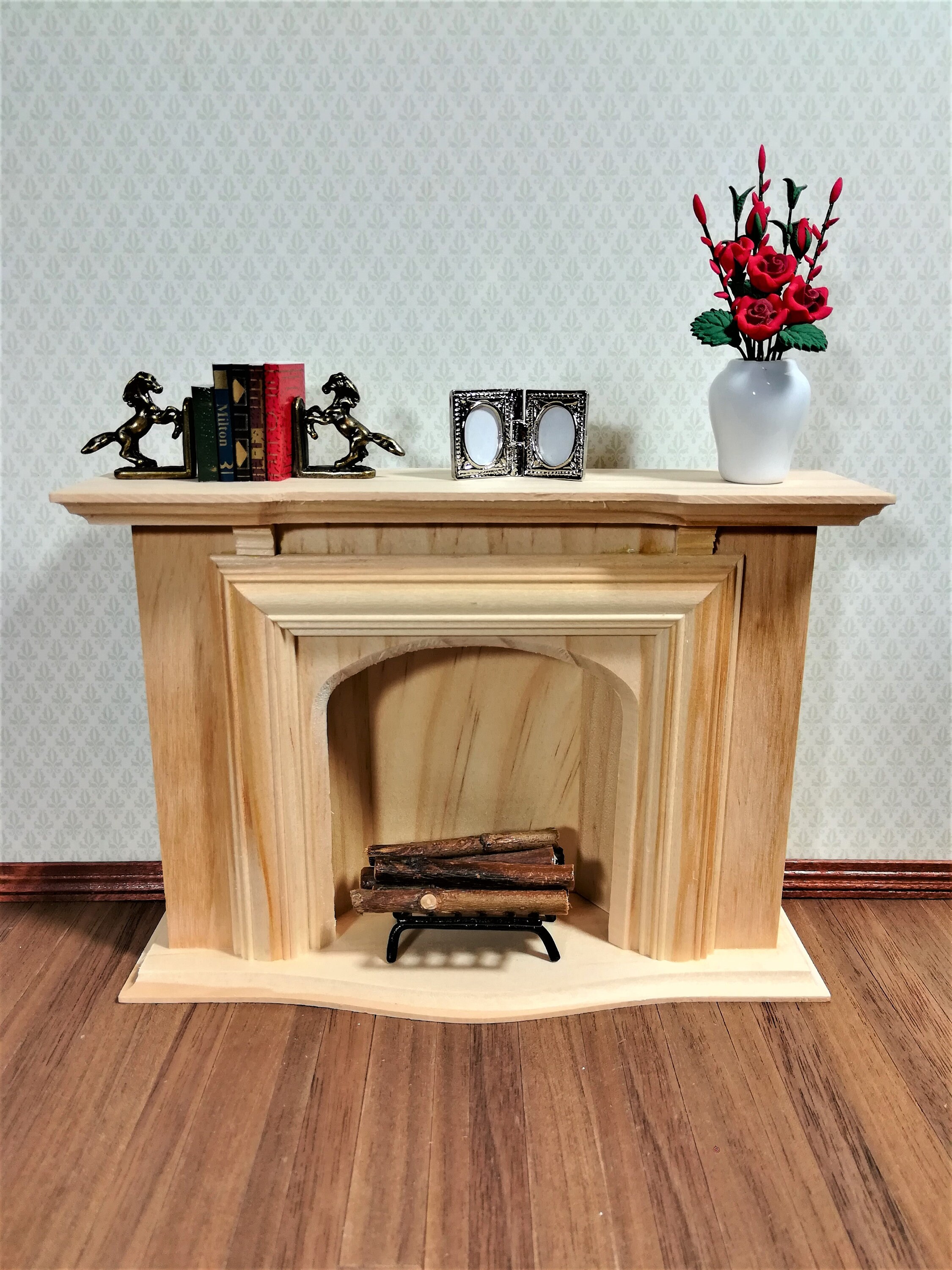 Dollhouse Miniature Fireplace Firebox (LED) by Houseworks