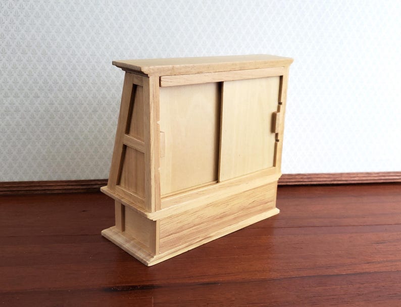 Dollhouse Miniature Tall Display Counter for Bakery or Shop 1