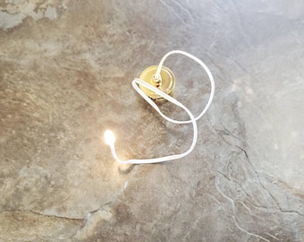 Miniature Battery Light Bulb on String Warm Light Fairy Light Dollhouses