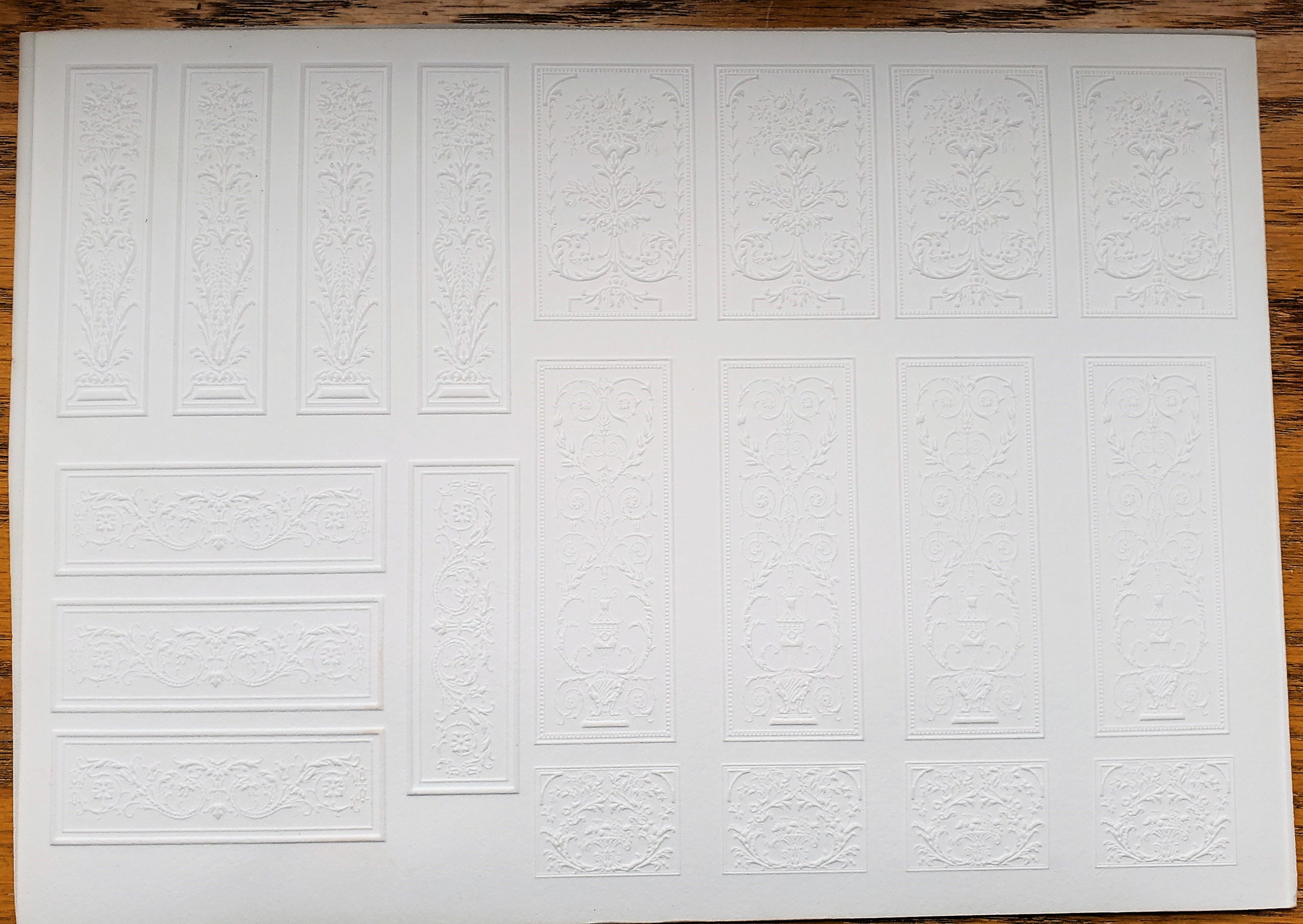 Dollhouse Wall Panels Embossed Textured Foam Board 1:12 Scale - Etsy