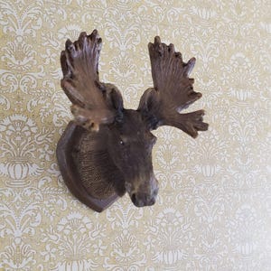 Puppenhaus Miniatur Kleiner Elch Kopf Wandtrophäe Reutter 1:12 oder 1:24