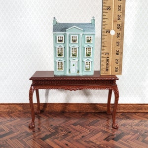 1:144 Scale Dollhouse Resin Miniature The Classical Dolls House Blue/Green image 3