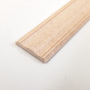 Puppenstube Fenster-Türverkleidung oder Sockelleisten Zierleiste 1/2 "breit x 18" lang NE941
