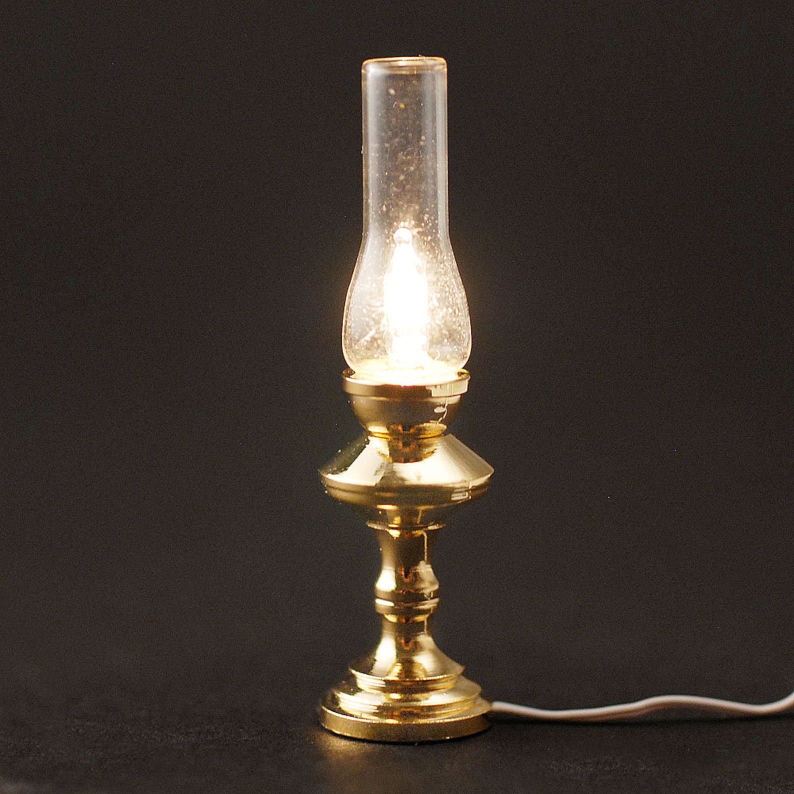 Dollhouse Miniature Hurricane Lamp 12 Volt Light 1:12 Scale - Etsy