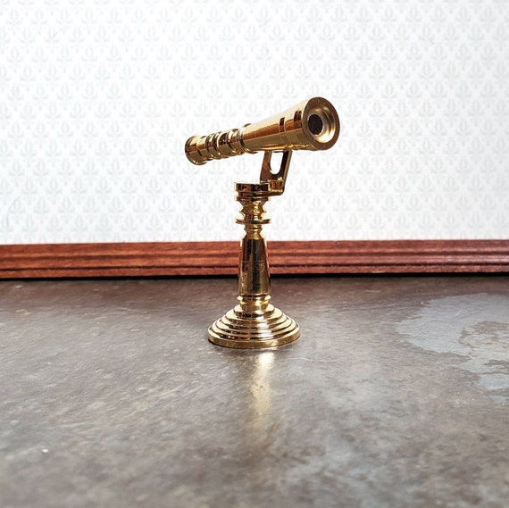 Miniature telescope store dollhouse