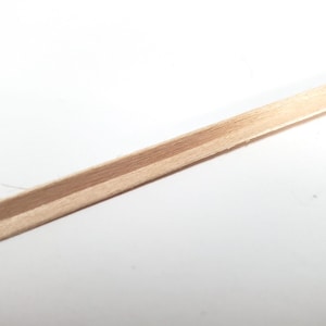 Tiny Corner Angle Trim Molding 1/8" x 1/8" x 18" long NE504 Scale Model Building