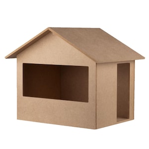 Dollhouse Room Box Kit DIY Martin&#39;s Market Stall Shed Veggie Stand 1:12 Scale