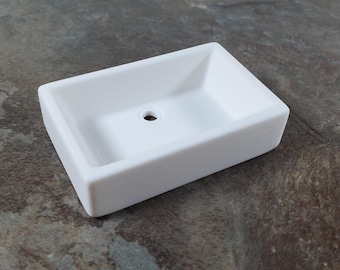 Dollhouse Farmhouse Sink Belfast Butler Style White 1:12 Scale Miniature