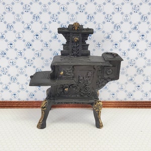 Dollhouse Miniature Stove Oven Small Victorian 1:12 Scale Kitchen Cast Resin
