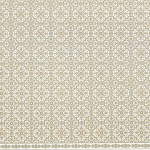Dollhouse Tile Wallpaper Victorian Bronze on White 1:12 Scale Itsy Bitsy Miniature