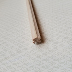 Dollhouse Miniature Handrail Banister for Stairs 3/8&quot; w x 18&quot; long 1:12 Scale HRB10