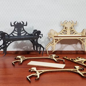 Dollhouse Spider Table KIT Halloween Witch or Haunted House 1:12 Miniature DIY