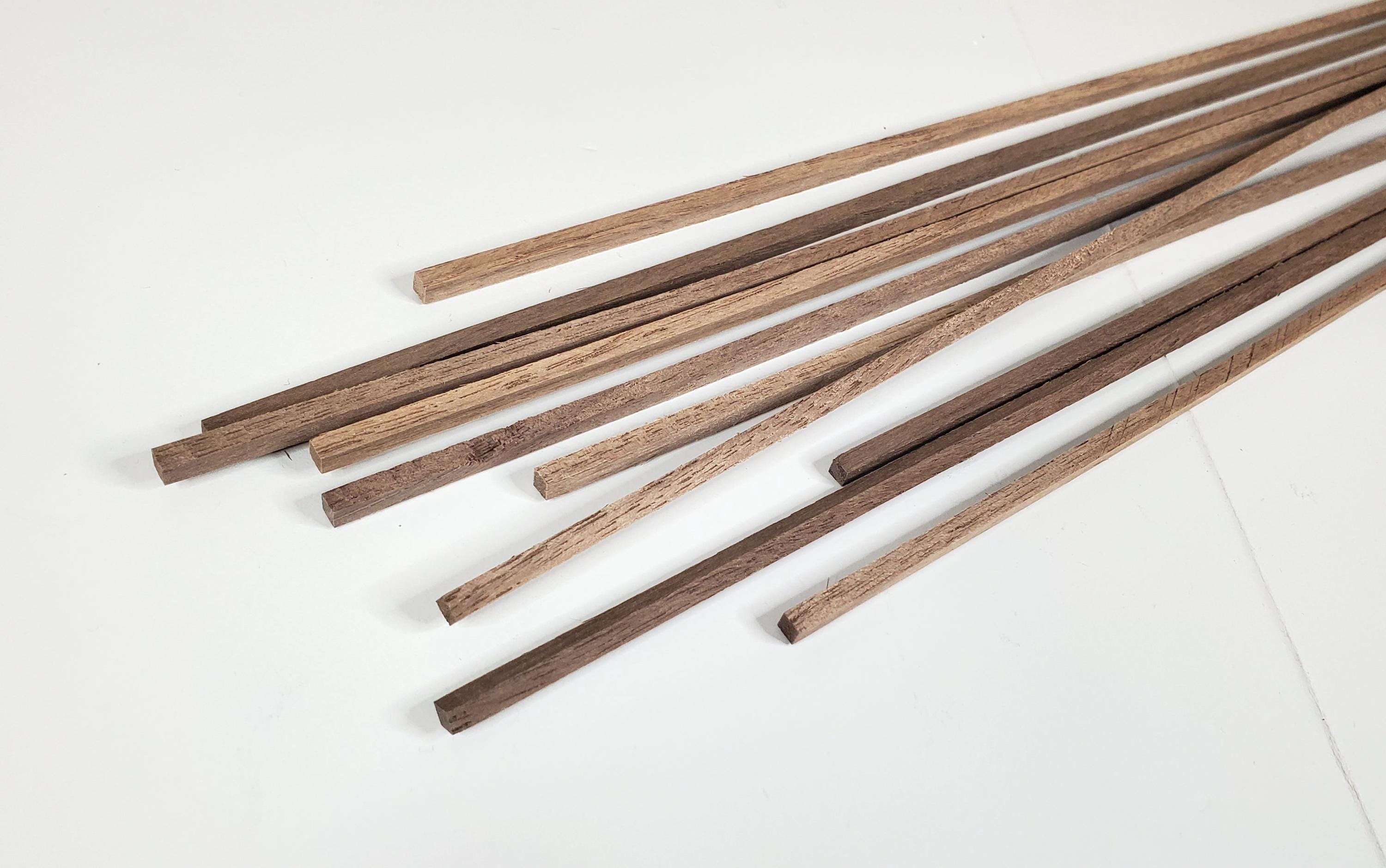 Walnut Posts Walnut Wood Square Strips Posts X10 1/8