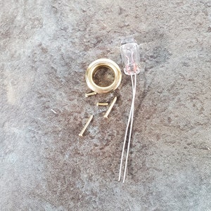 Cir-Kit Canister Light Bulb Fixture 1:12 Scale Dollhouse for Tape Wire Set-ups