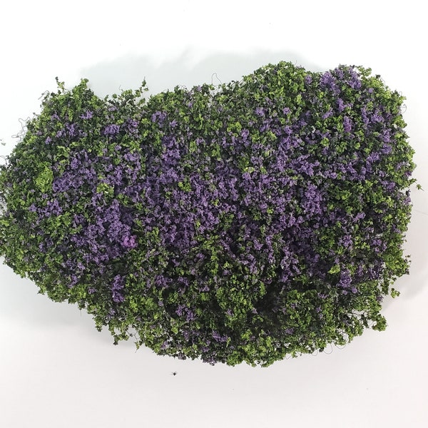 Flowering Shrub Mat Creeping Phlox Purple Model RR Dioramas Dollhouses Scenery