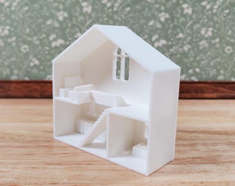 Super Tiny Miniature Dollhouse 1:144 Scale with Furniture for Nursery Playroom