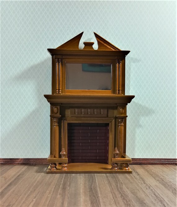 Dollhouse Miniature Large Unfinished Fireplace by Houseworks DIY 1:12 Scale