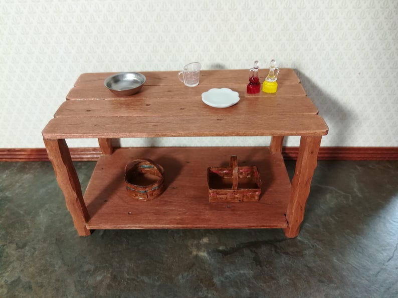 Dollhouse Miniature Oil & Vinegar Cruet Bottles 1:12 Scale Kitchen Accessory immagine 2