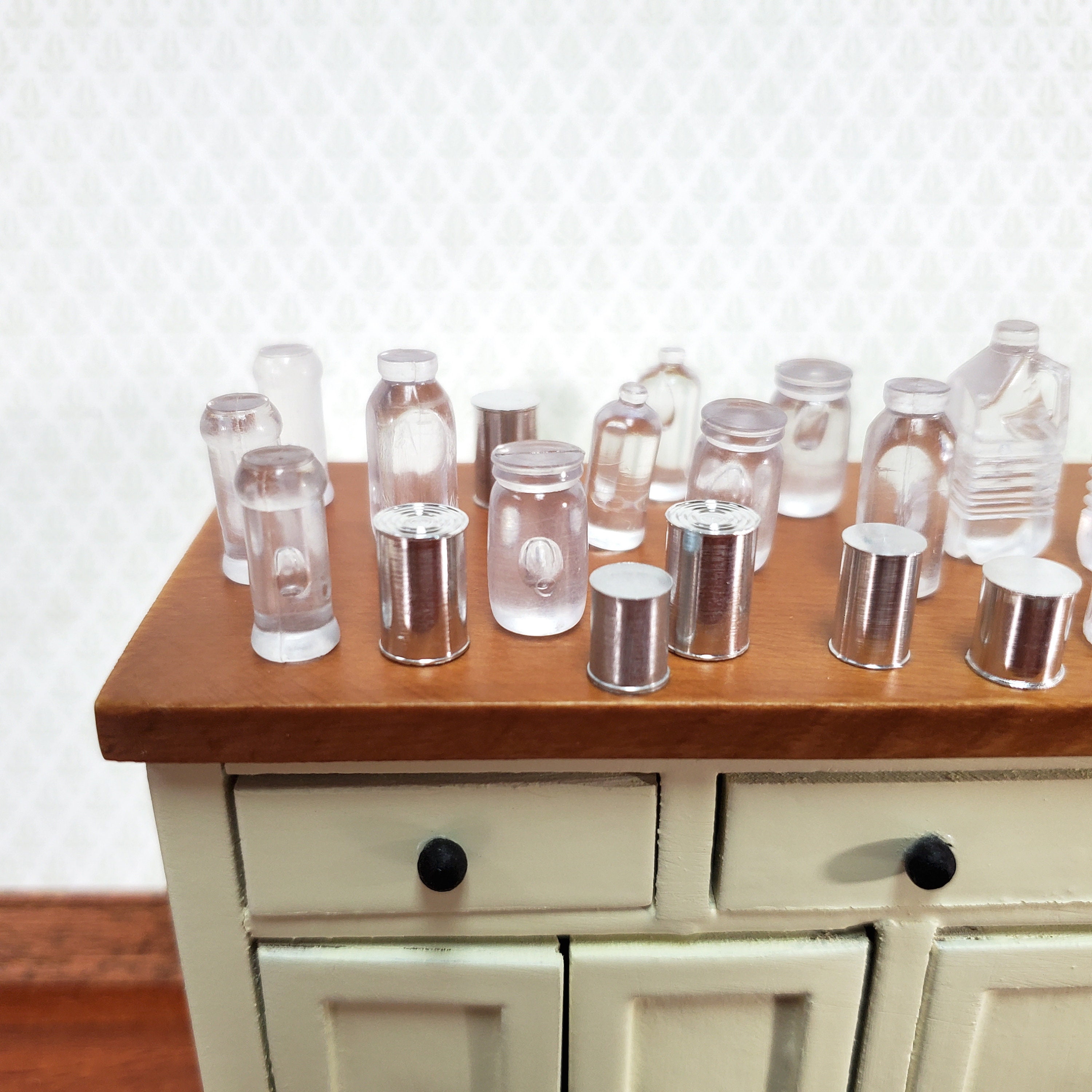 Dollhouse Jars Jugs Metal Cans 22 Pieces Blanks 112 Scale Etsy