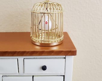 1:12 ミニチュア ミニ 鳥かご ドールハウス シミュレーション 装飾