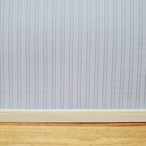 Dollhouse Wallpaper Blue Pale Subtle Stripes 3 Sheets 1:12 Scale Miniatures