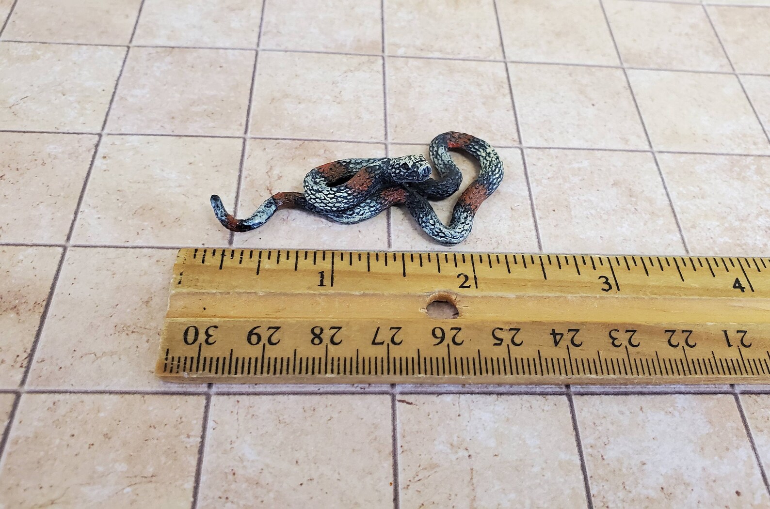 Dollhouse Miniature Snake Ringed Hognose 112 Scale Pet Animal Etsy