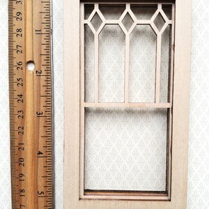 thumbnail image 2 of Chrysnbon Dollhouse Miniature Window Hardware - Gold Resin Handles & Locks For Miniature Homes 2 of 14