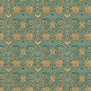 Dockhustapet William Morris Art Nouveau Blå Kricka Blommig Skala 1:12 Itsy Bitsy