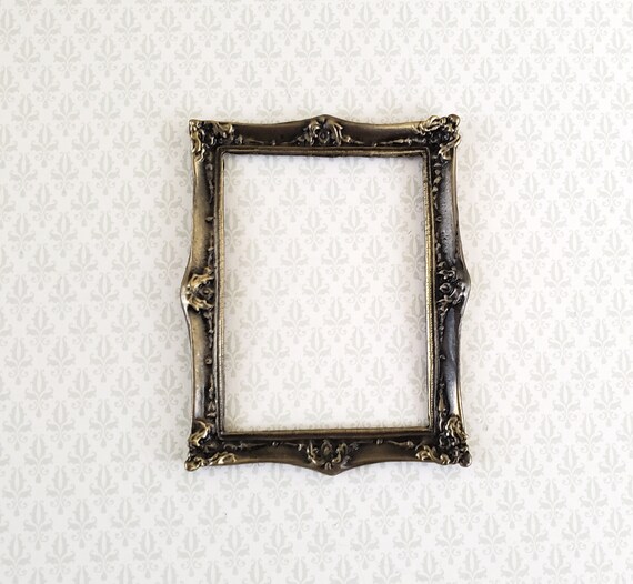 Dollhouse Picture Frame Metal Antique Bronze for Paintings Etsy