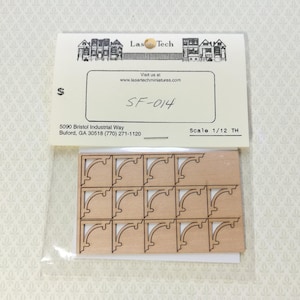 Dollhouse Miniature Stair Tread Trim Classic Style 1:12 Scale Decoration