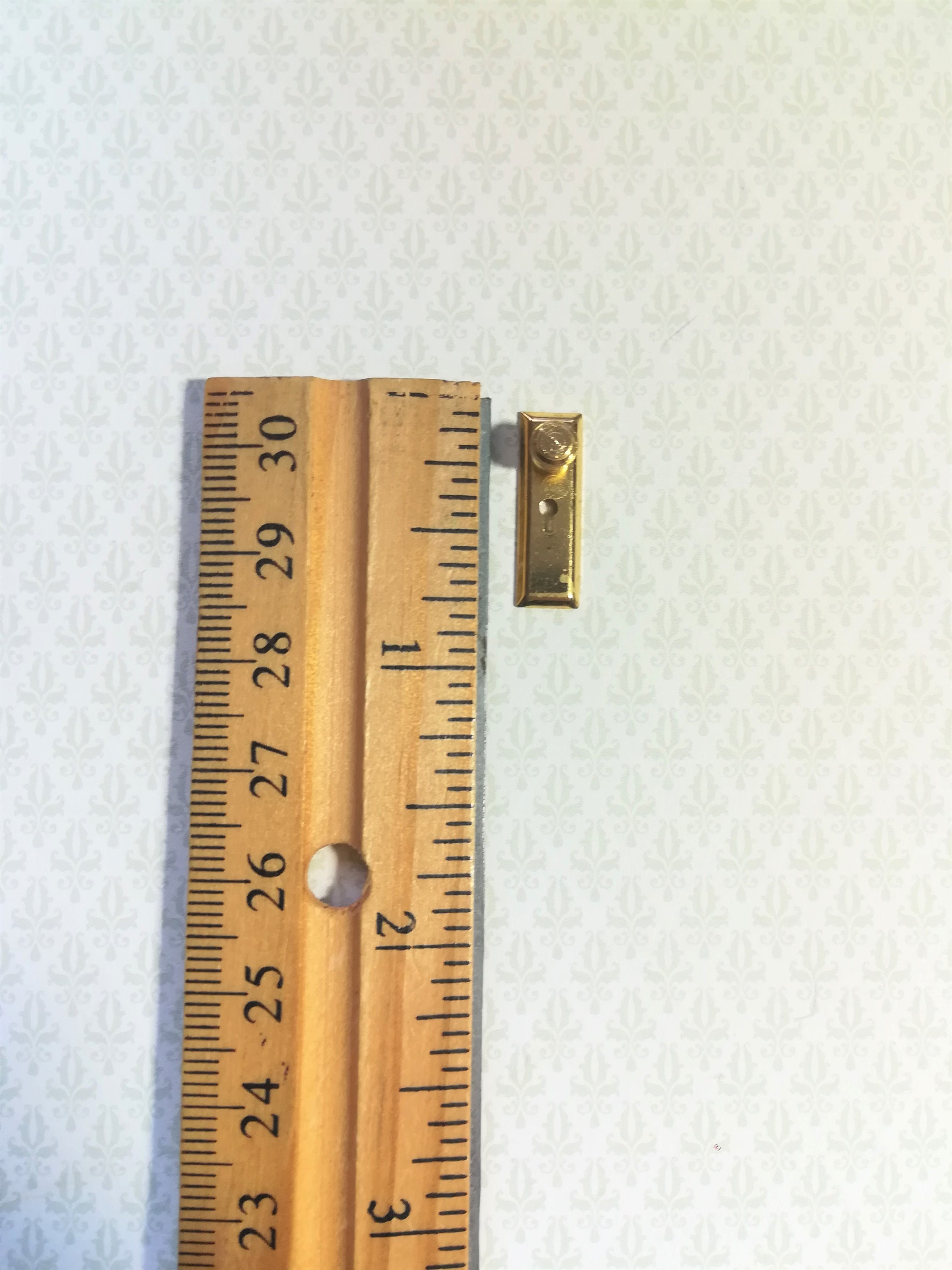 Dollhouse Miniature Door Knobs and Plates Set With Keyhole Etsy