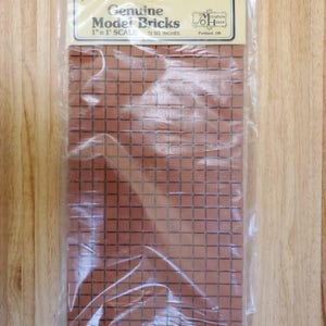 Miniature Terra Cotta Patio Tiles Mesh Mounted Kiln Fired 1:12 Scale 72 sq in