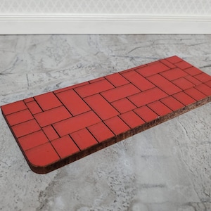 Dollhouse "Brick" Step Exterior Steps 1:12 Scale Miniature Alessio #551LG