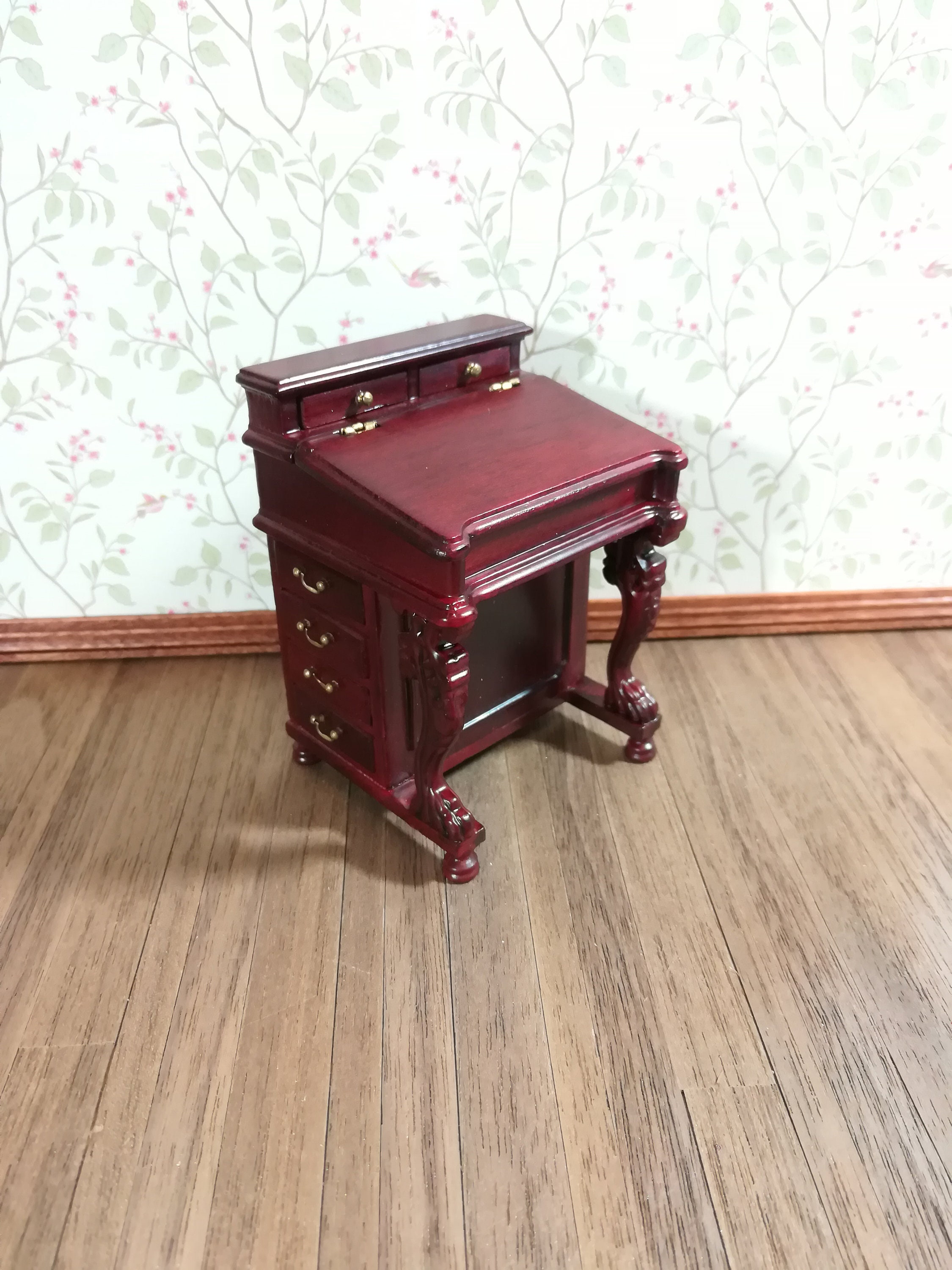 Speelgoed En Spellen Dollhouse Miniature Unfinished Secretary