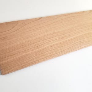Cherry Wood Sheet Plank Thin 1/16&quot;Thick x 3&quot; Wide x 12&quot; Long Kiln Dried Woodworking