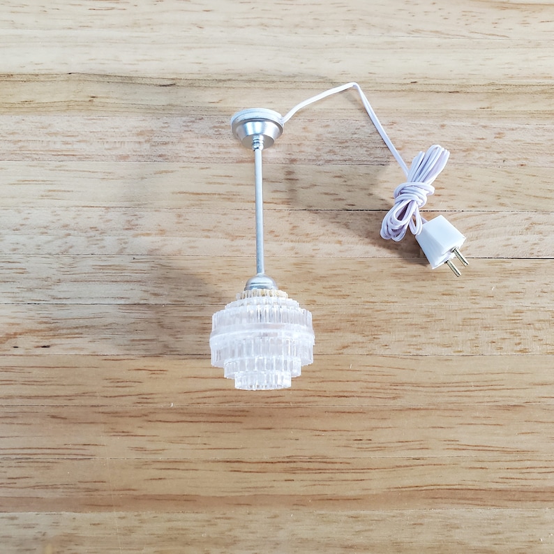 Dollhouse Ceiling Light Art Deco Hanging Electric Plugin 12 Etsy