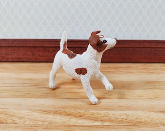 Dollhouse Dog Jack Russell Terrier Pet 1:12 Scale Miniature Animal