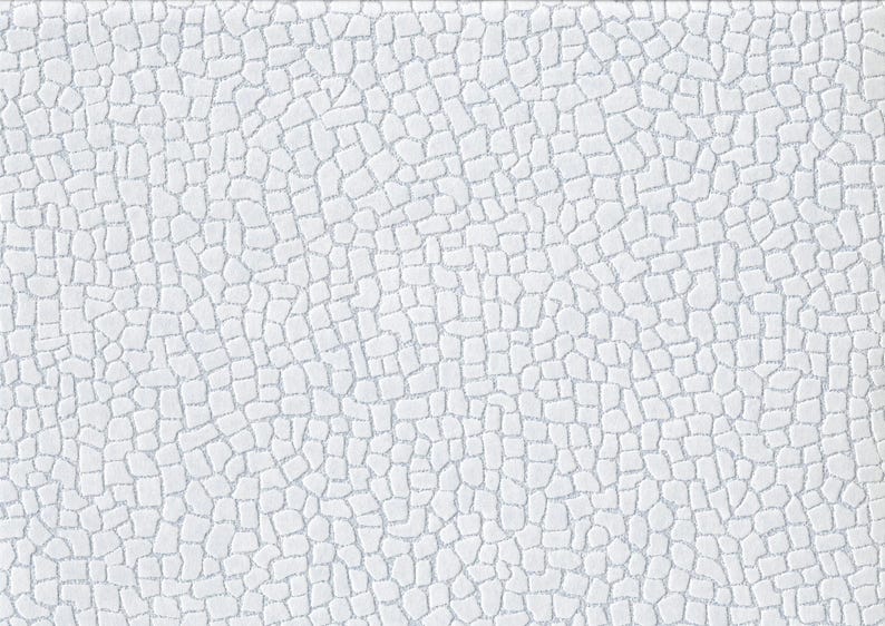 Miniature Cobblestone Path Pavement Sheet Blue Gray Tint Embossed Stone Floor image 1