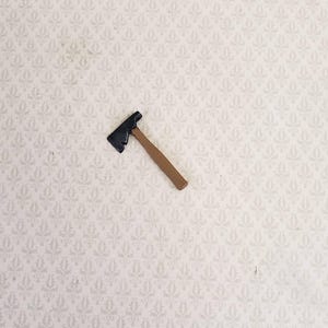 Dollhouse Miniature Hatchet Axe Tool 1:12 Scale Hand Painted Metal