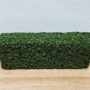 Miniature Large Green Hedge Model RR Dioramas Dollhouses Scenery Prop