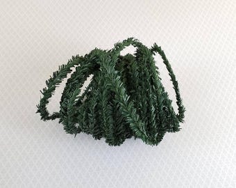 Dollhouse Miniature Christmas Garland Evergreen Trim Decorating Greenery 17'