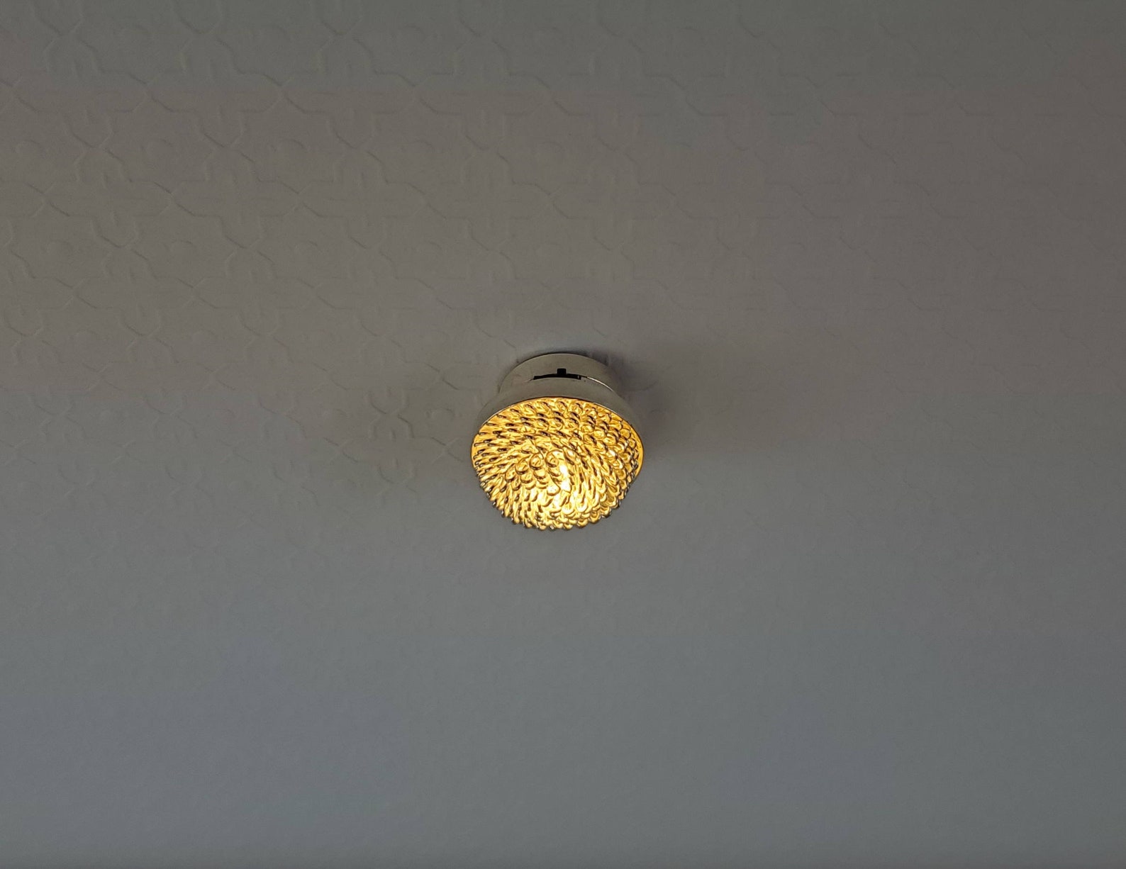 Dollhouse Ceiling Light Silver Battery Operated Fancy 112 Etsy
