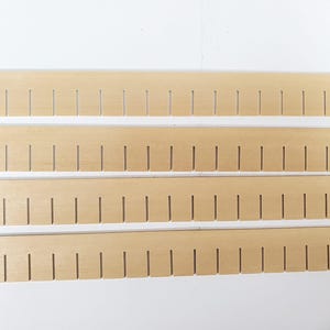 Dollhouse Shingles Wood Strips 4 Sheets 12" long 1:12 Scale Miniatures Roof