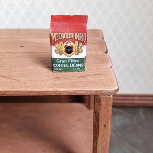 Puppenhaus Miniatur Kaffeesack Kaffeebohnen 1:12 Lebensmittel Lebensmittel Küche